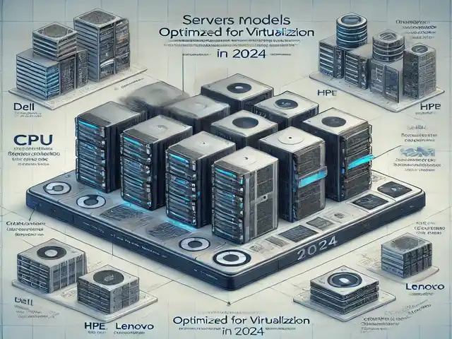 Best Servers for Virtualization Various server models optimized for virtualization in 2024